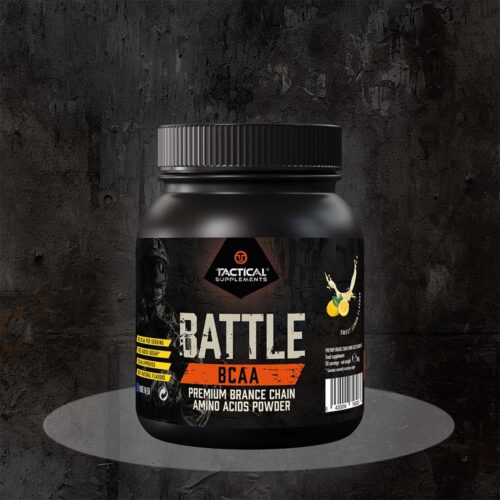 Tactical Supplements Battle BCAA premium powder zoete citroen