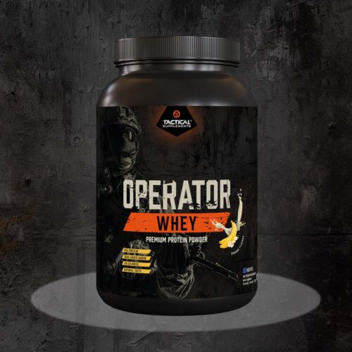 OPERATOR Whey Premium protein powder met banaansmaak